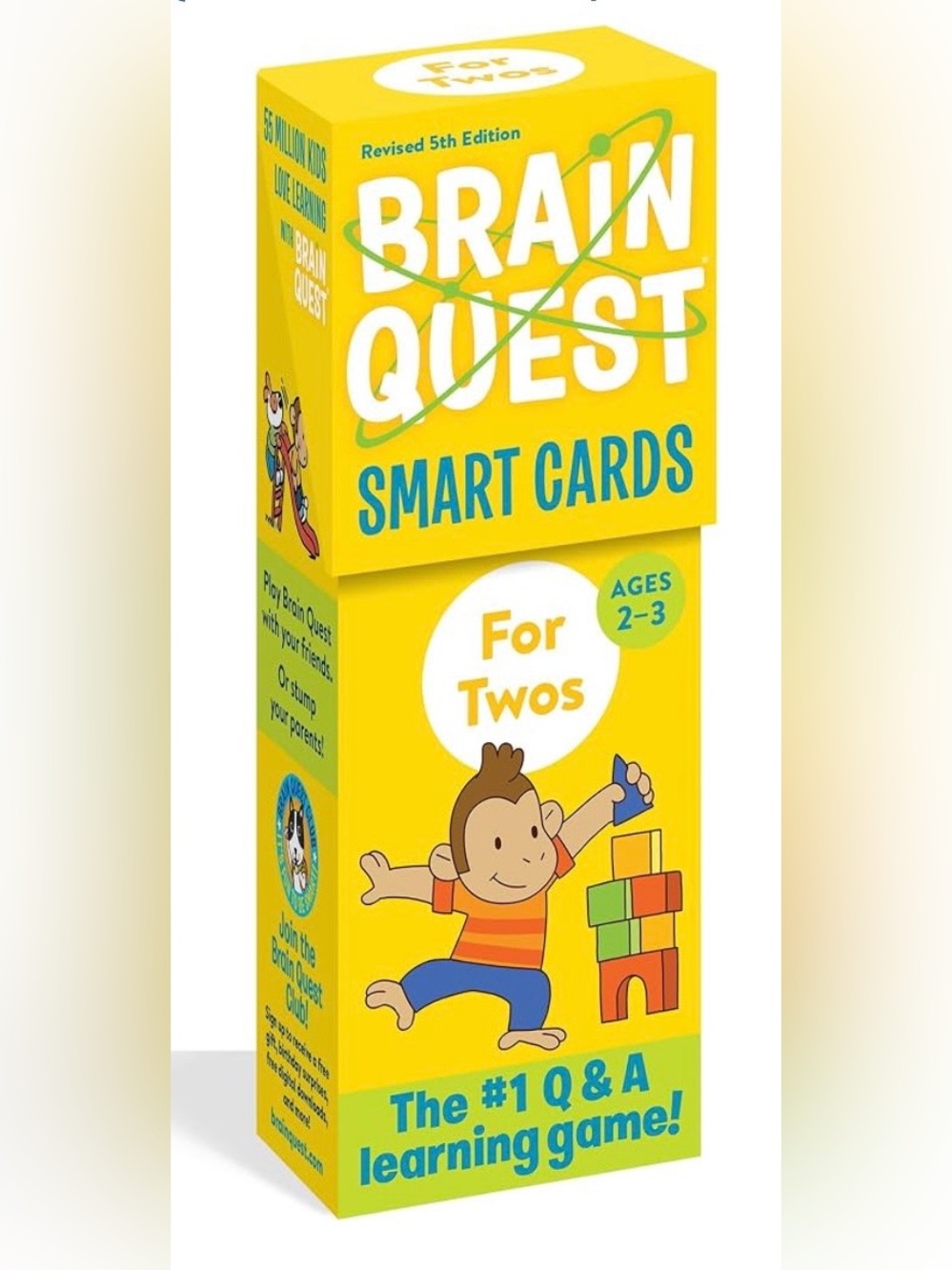 Workman Brain Quest Smart Cards for Twos Ages 2-3 Years Q&A 2-Deck Learning Game